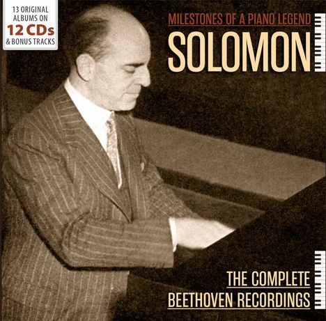 Ludwig van Beethoven (1770-1827): Solomon - The Complete Beethoven Recordings, 12 CDs