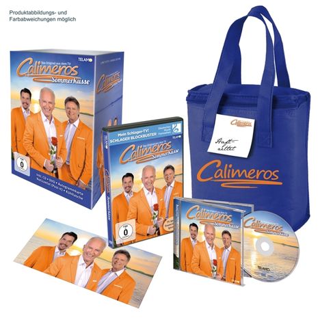 Calimeros: Sommerküsse (Limitierte-Fanbox), 1 CD, 1 DVD und 1 Merchandise