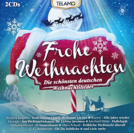 Die schönsten deutschen Weihnachtslieder, 2 CDs