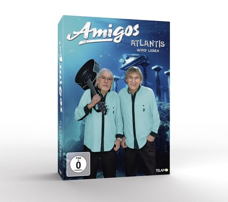 Die Amigos: Atlantis wird leben (limitierte Fanbox Edition), 1 CD, 1 DVD und 2 Merchandise