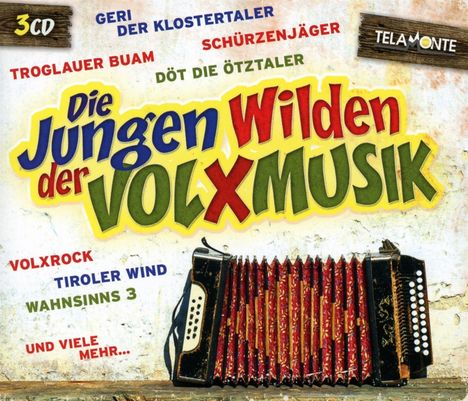 Die Jungen wilden der Volkxmusik, 3 CDs