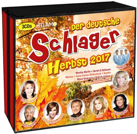 Der deutsche Schlager Herbst 2017, 3 CDs
