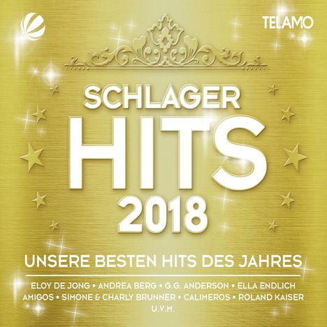 Schlager Hits 2018, 3 CDs und 1 DVD