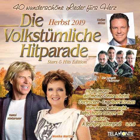 Die volkstümliche Hitparade Herbst 2019, 2 CDs