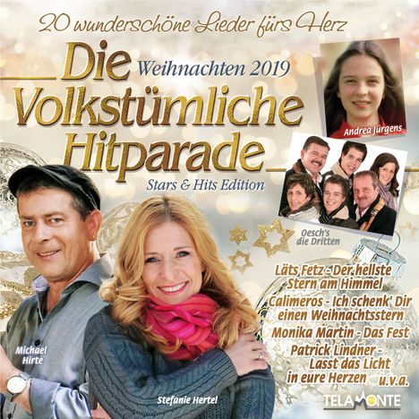 Die volkstümliche Hitparade Weihnachten 2019, CD