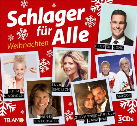 Schlager für Alle: Weihnachten, 3 CDs