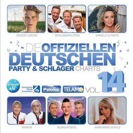 Die offiziellen deutschen Party &amp; Schlager Charts Vol.14, 2 CDs