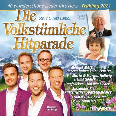 Die volkstümliche Hitparade (Frühling 2021), 2 CDs