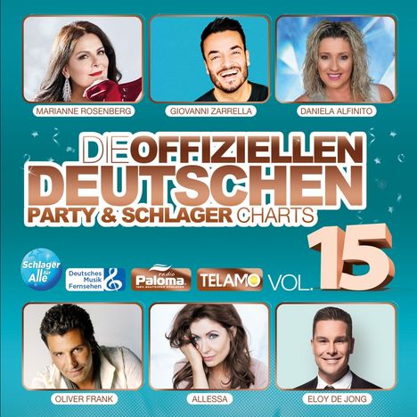 Die offiziellen deutschen Party &amp; Schlager Charts Vol.15, 2 CDs