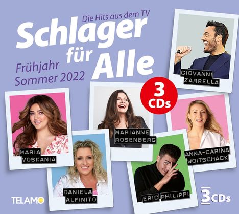 Schlager für Alle: Frühjahr/Sommer 2022, 3 CDs