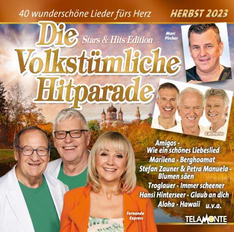 Die Volkstümliche Hitparade Herbst 2023, 2 CDs
