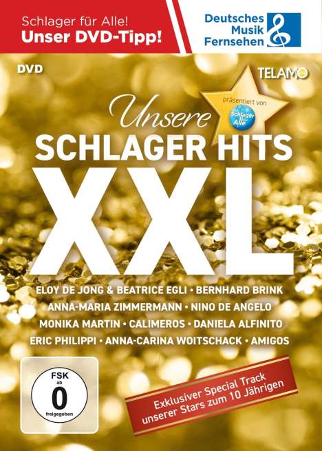 Unsere Schlager Hits XXL, DVD