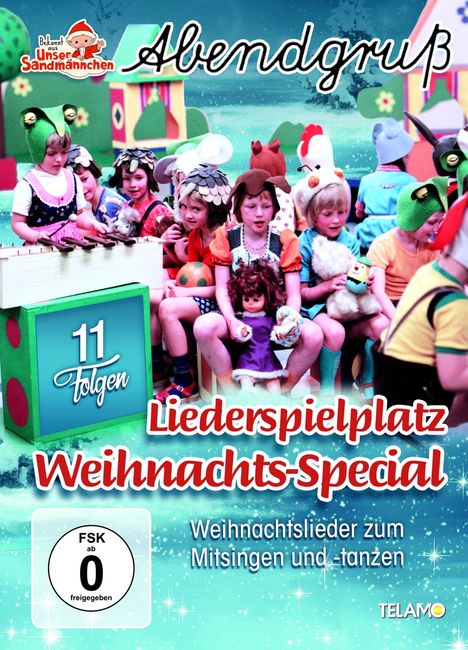 Unser Sandmännchen - Abendgruß: Liederspielplatz Weihnachts-Special, DVD