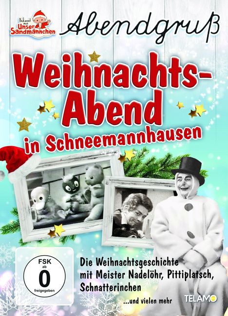Unser Sandmännchen - Abendgruß: Weihnachts-Abend in Schneemannhausen, DVD