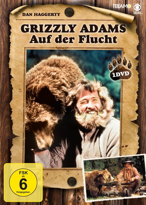 Grizzly Adams auf der Flucht, DVD