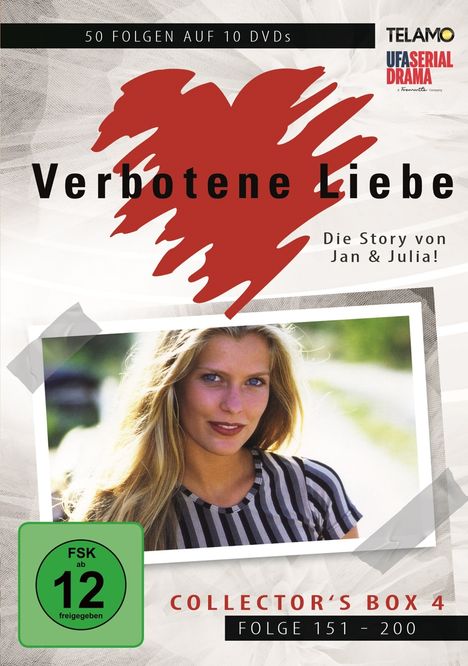 Verbotene Liebe Collector's Box 4 (Folge 151-200), 10 DVDs