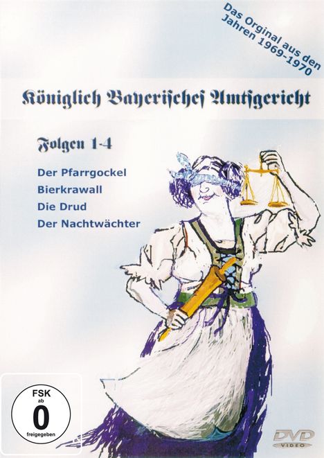 Königlich Bayerisches Amtsgericht Folgen 01-04, DVD