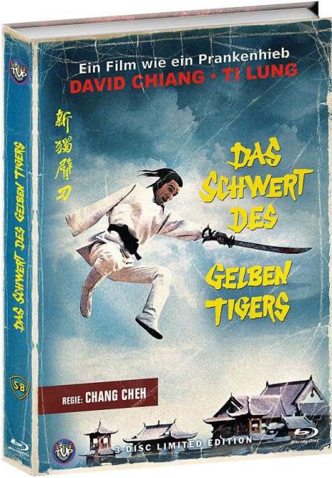 Das Schwert des gelben Tigers (Blu-ray &amp; DVD im Mediabook), 1 Blu-ray Disc und 1 DVD