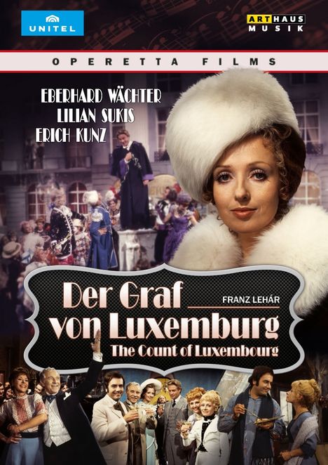 Franz Lehar (1870-1948): Der Graf von Luxemburg (Operettenfilm), DVD