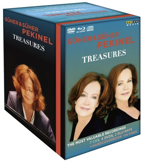 Güher &amp; Süher Pekinel - Treasures, 7 CDs, 4 DVDs und 2 Blu-ray Discs