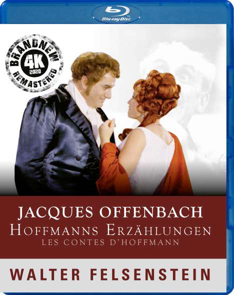 Jacques Offenbach (1819-1880): Les Contes D'Hoffmann (Walter Felsenstein-Edition / 4K Remastering 2020), Blu-ray Disc