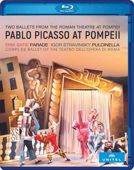 Pablo Picasso at Pompeji (2 Ballette aus dem antiken römischen Theater in Pompeji), Blu-ray Disc