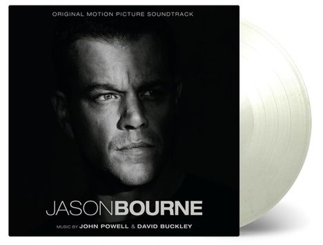 Filmmusik: Jason Bourne (John Powell &amp; David Buckley) (180g) (Limited Numbered Edition) (White Vinyl), 2 LPs