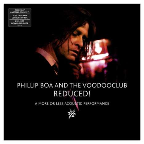 Phillip Boa &amp; The Voodooclub: Reduced! - A More Or Less Acoustic Performance (remastered) (180g) (Limited-Edition) (White Vinyl), 2 LPs
