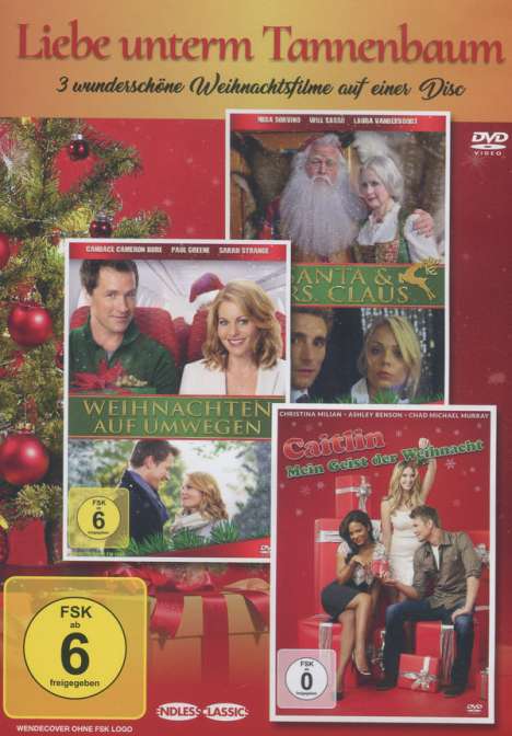 Liebe unterm Tannenbaum (3 Weihnachtsfilme), DVD