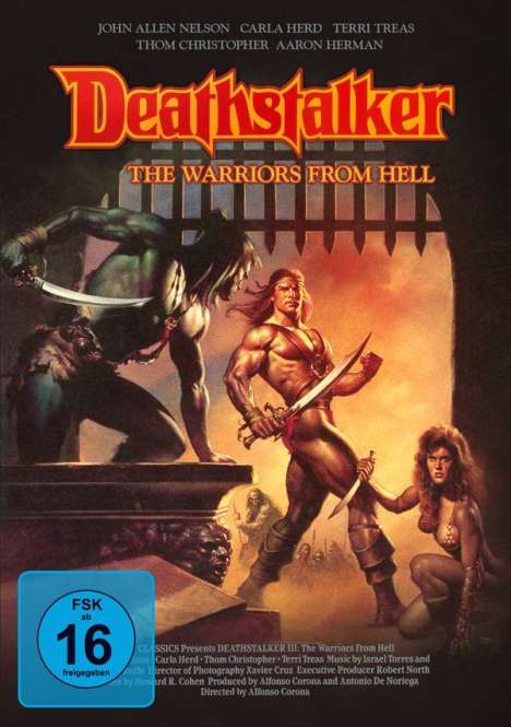 Deathstalker - The Warriors from Hell, DVD