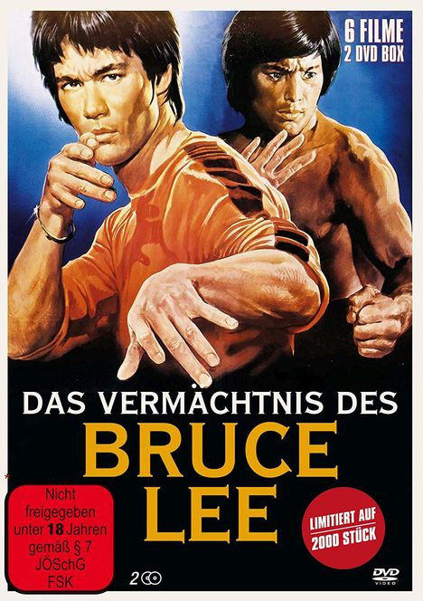 Das Vermächtnis des Bruce Lee (6 Filme auf 2 DVDs), 2 DVDs