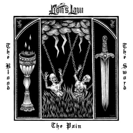 Lion's Law: The Pain, The Blood And The Sword (Blue W/ Red Splatter Vinyl), LP