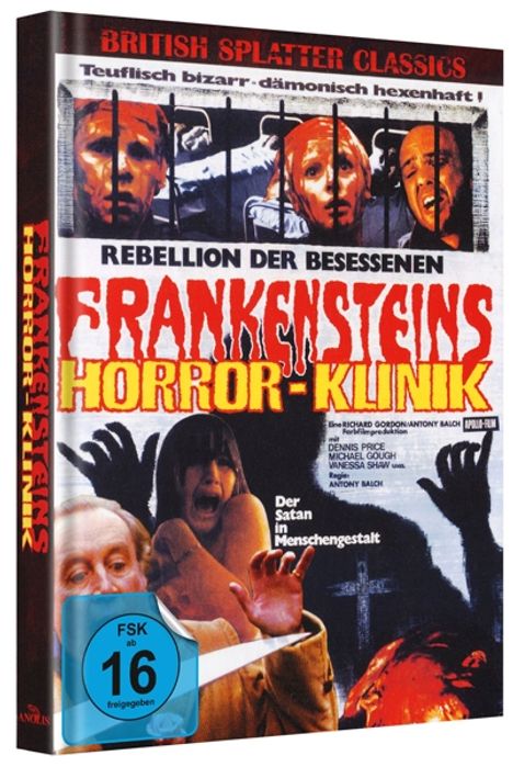 Frankensteins Horror-Klinik (Mediabook), 2 DVDs