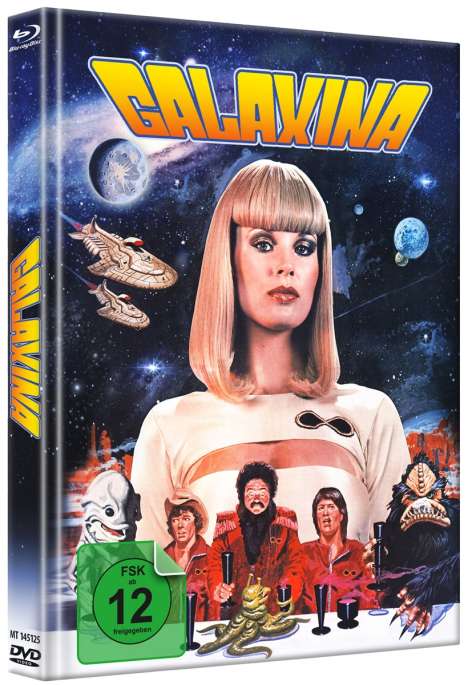 Galaxina (Blu-ray &amp; DVD im Mediabook), 1 Blu-ray Disc und 1 DVD