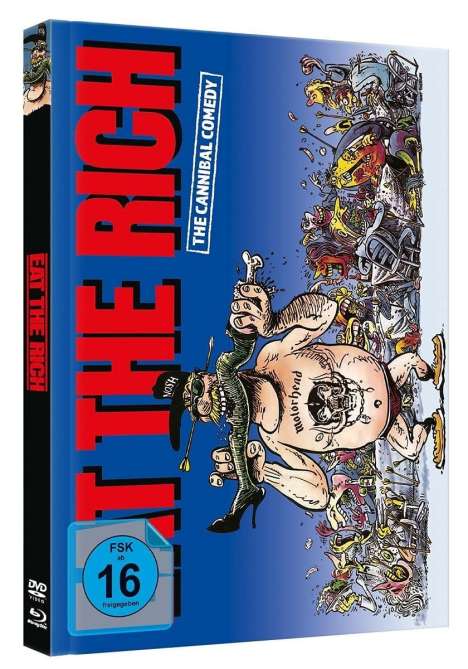 Eat the Rich (Blu-ray &amp; DVD im Mediabook), 1 Blu-ray Disc und 1 DVD