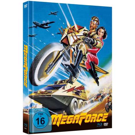Megaforce (Blu-ray &amp; DVD im Mediabook), 1 Blu-ray Disc und 1 DVD