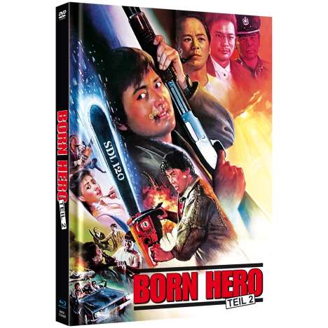 Born Hero 2 (Blu-ray &amp; DVD im Mediabook), 1 Blu-ray Disc und 1 DVD