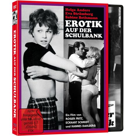 Erotik auf der Schulbank (Blu-ray &amp; DVD), 1 Blu-ray Disc und 1 DVD