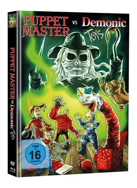 Puppet Master vs. Demonic Toys (Blu-ray &amp; DVD im Mediabook), 1 Blu-ray Disc und 1 DVD