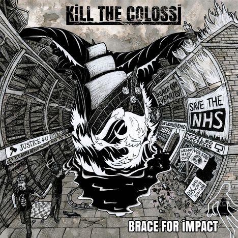 Kill the Colossi: Braces for Impact (Red-Black-Grey Hazed Vinyl), LP