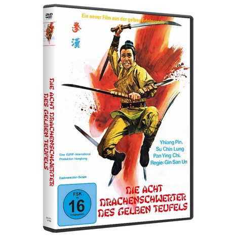 DIe acht Drachenschwerter des gelben Teufels, DVD