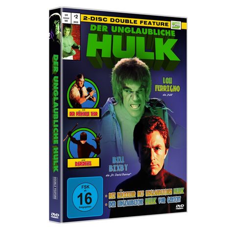 Der unglaubliche Hulk - Double Feature, 2 DVDs