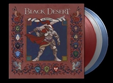 Hwiman Ryu & Various Artists: Black Desert - 10TH Anniversary Vinyl (Ogst), 3 LPs