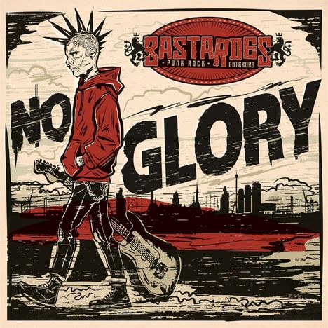 Bastardes: No Glory (Clear Red Dust w/ Black Splatter LP), LP