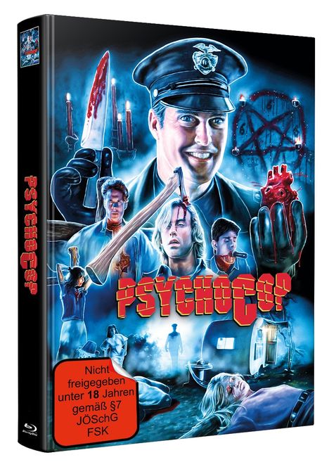 Psycho Cop (Blu-ray im Mediabook), 3 Blu-ray Discs