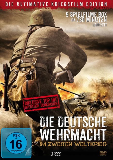 Die ultimative Kriegsfilm-Edition (9 Filme auf 3 DVDs), 3 DVDs