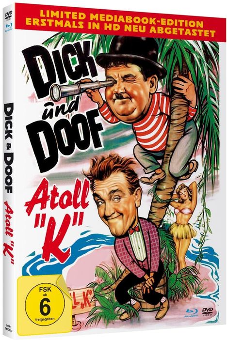 Dick und Doof: Atoll K (Blu-ray &amp; DVD im Mediabook), 1 Blu-ray Disc und 1 DVD