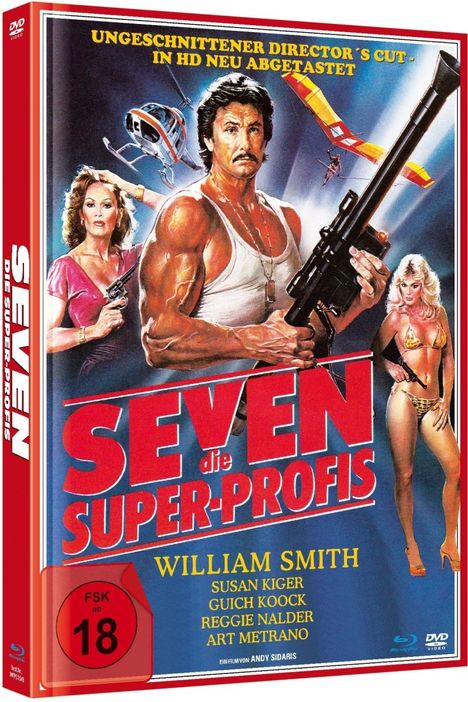 Seven - Die Super-Profis (Blu-ray &amp; DVD im Mediabook), 1 Blu-ray Disc und 1 DVD