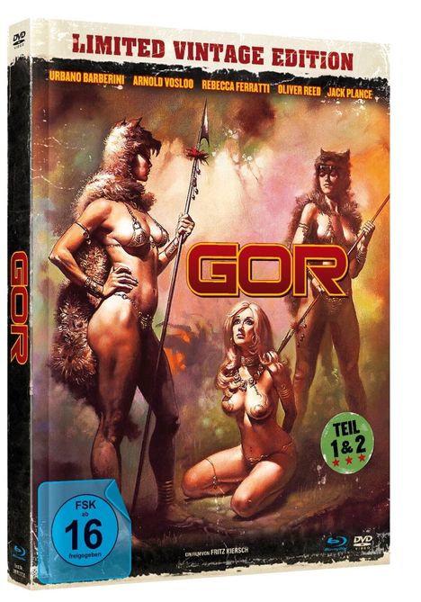 GOR 1 &amp; 2 (Blu-ray &amp; DVD im Mediabook), 1 Blu-ray Disc und 1 DVD