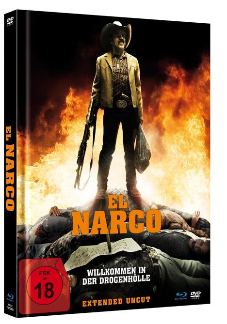 El Narco (Blu-ray &amp; DVD im Mediabook), 1 Blu-ray Disc und 1 DVD